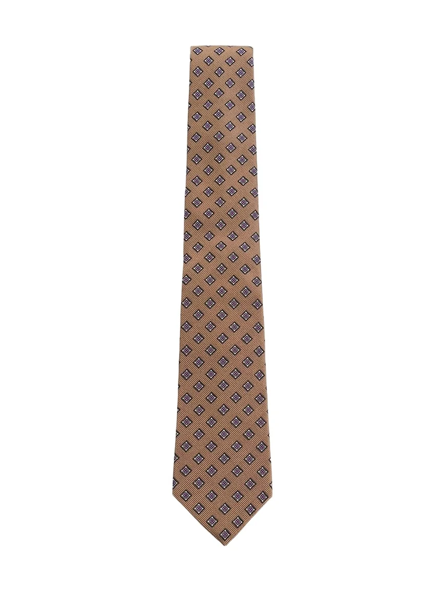 Men's Valentie Micro-Check Silk Tie Men's Valentie Micro-Check Silk Tie