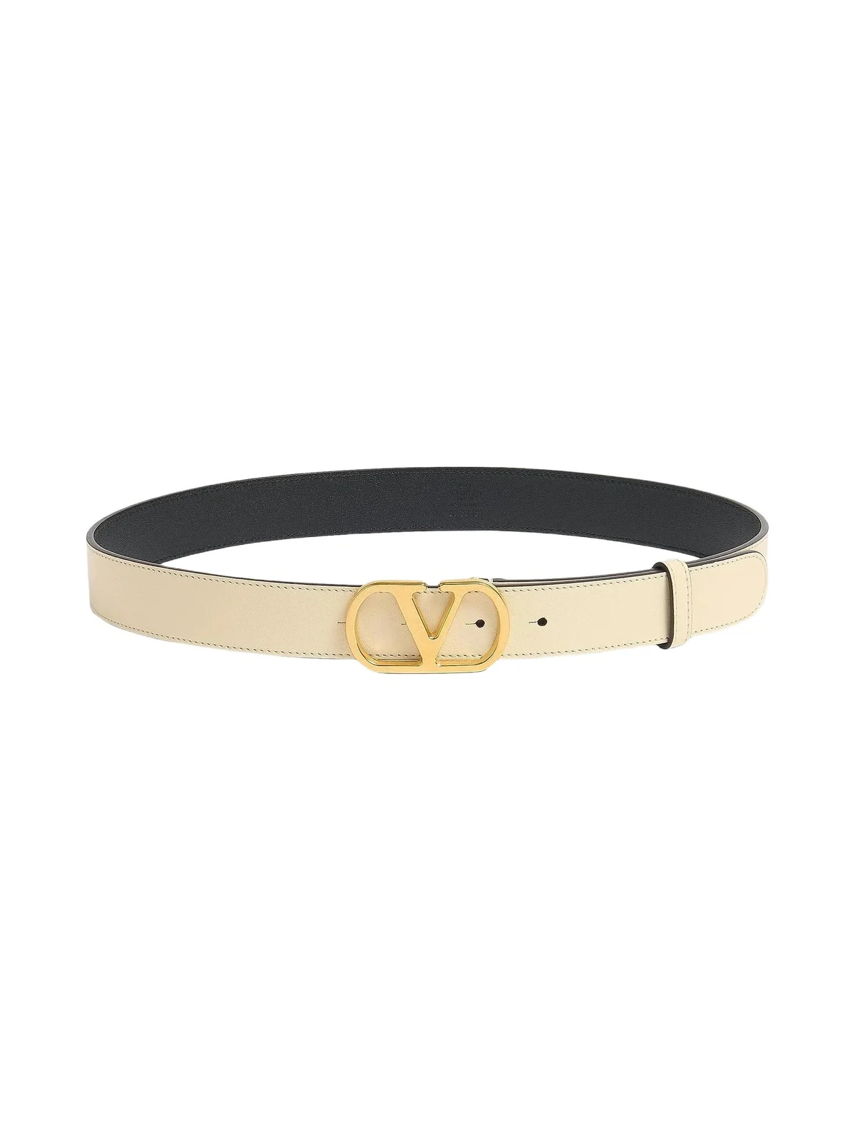 Women's VLogo Signature Belt in Shiny Calfskin 30MM Women's VLogo Signature Belt in Shiny Calfskin 30MM