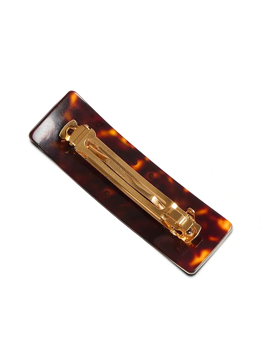 Valentino Women's VLogo Signature Hair Clip in Resin, Metal and Crystals - Multicolored | Thumbnail 5 Valentino Women's VLogo Signature Hair Clip in Resin, Metal and Crystals - Multicolored | Thumbnail 5