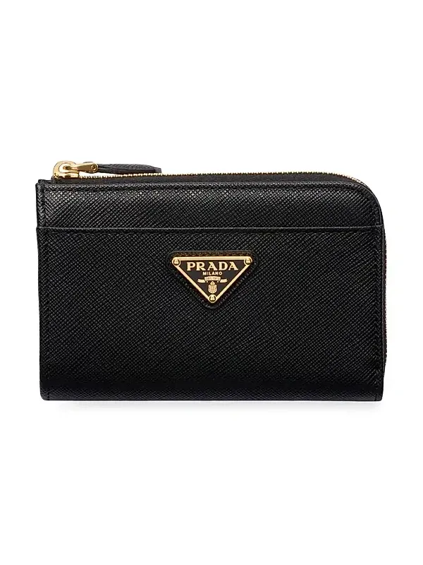 Women's Saffiano Keychain Card Case