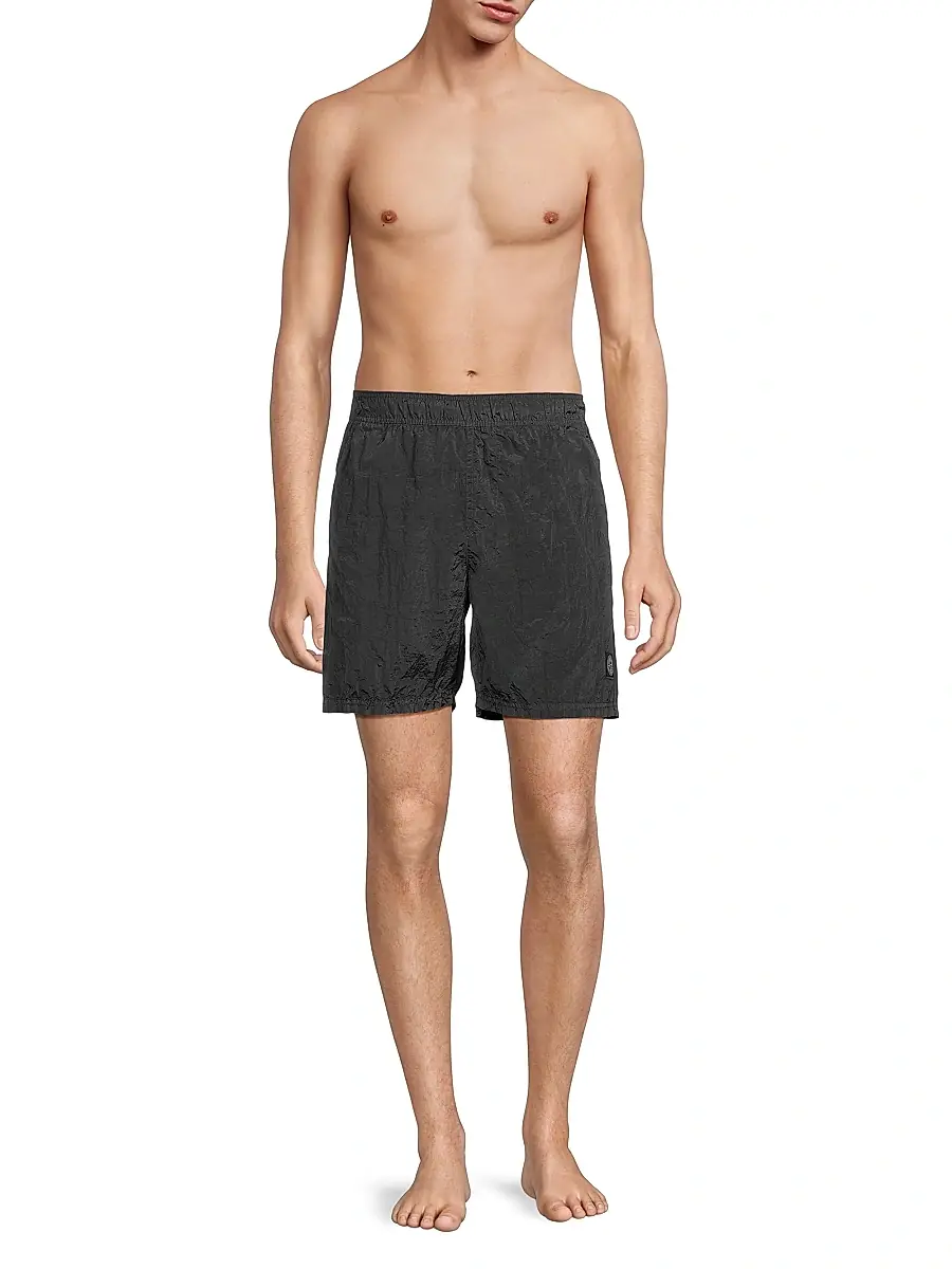Stone Island Men's Solid Swim Trunks | Thumbnail 2