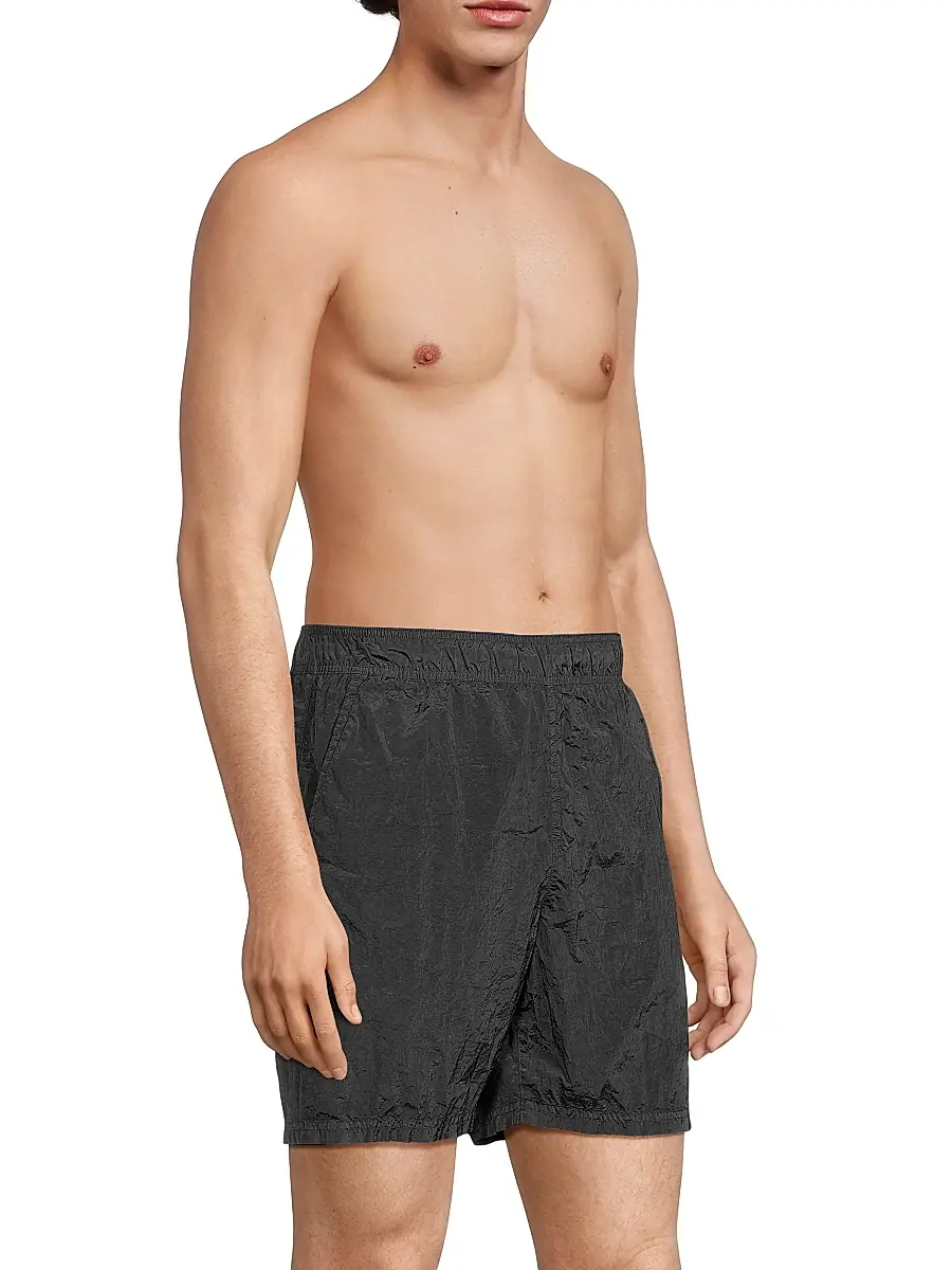 Stone Island Men's Solid Swim Trunks | Thumbnail 4