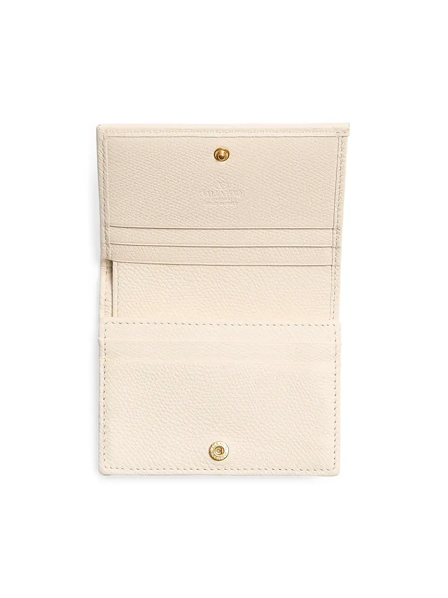 Valentino Garavani Women's VLogo Signature Grainy Calfskin Wallet | Thumbnail 4