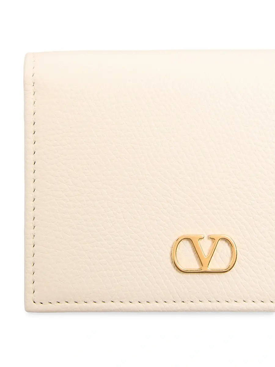 Valentino Garavani Women's VLogo Signature Grainy Calfskin Wallet | Thumbnail 5