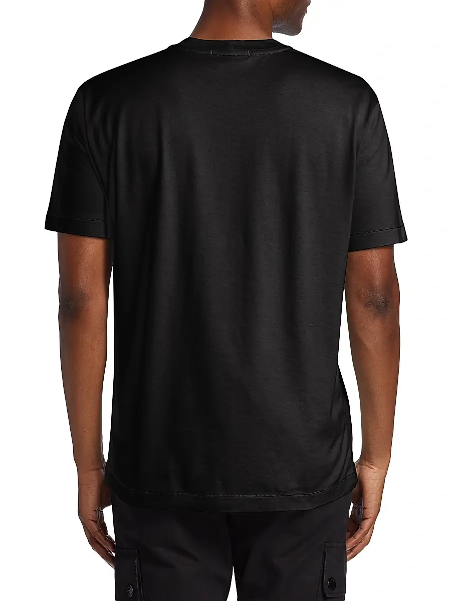 Stone Island Men's Cotton Crewneck T-Shirt | Thumbnail 5 Stone Island Men's Cotton Crewneck T-Shirt | Thumbnail 5