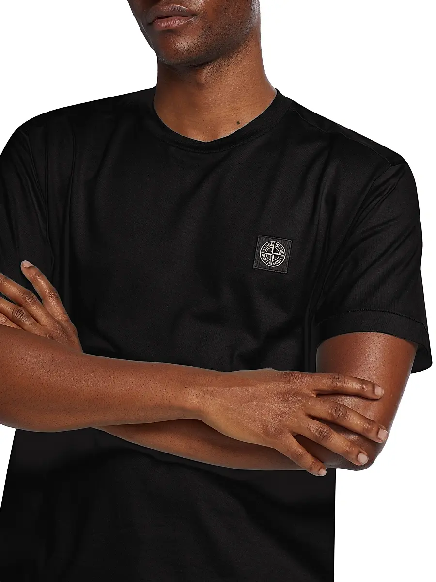 Stone Island Men's Cotton Crewneck T-Shirt | Thumbnail 6 Stone Island Men's Cotton Crewneck T-Shirt | Thumbnail 6