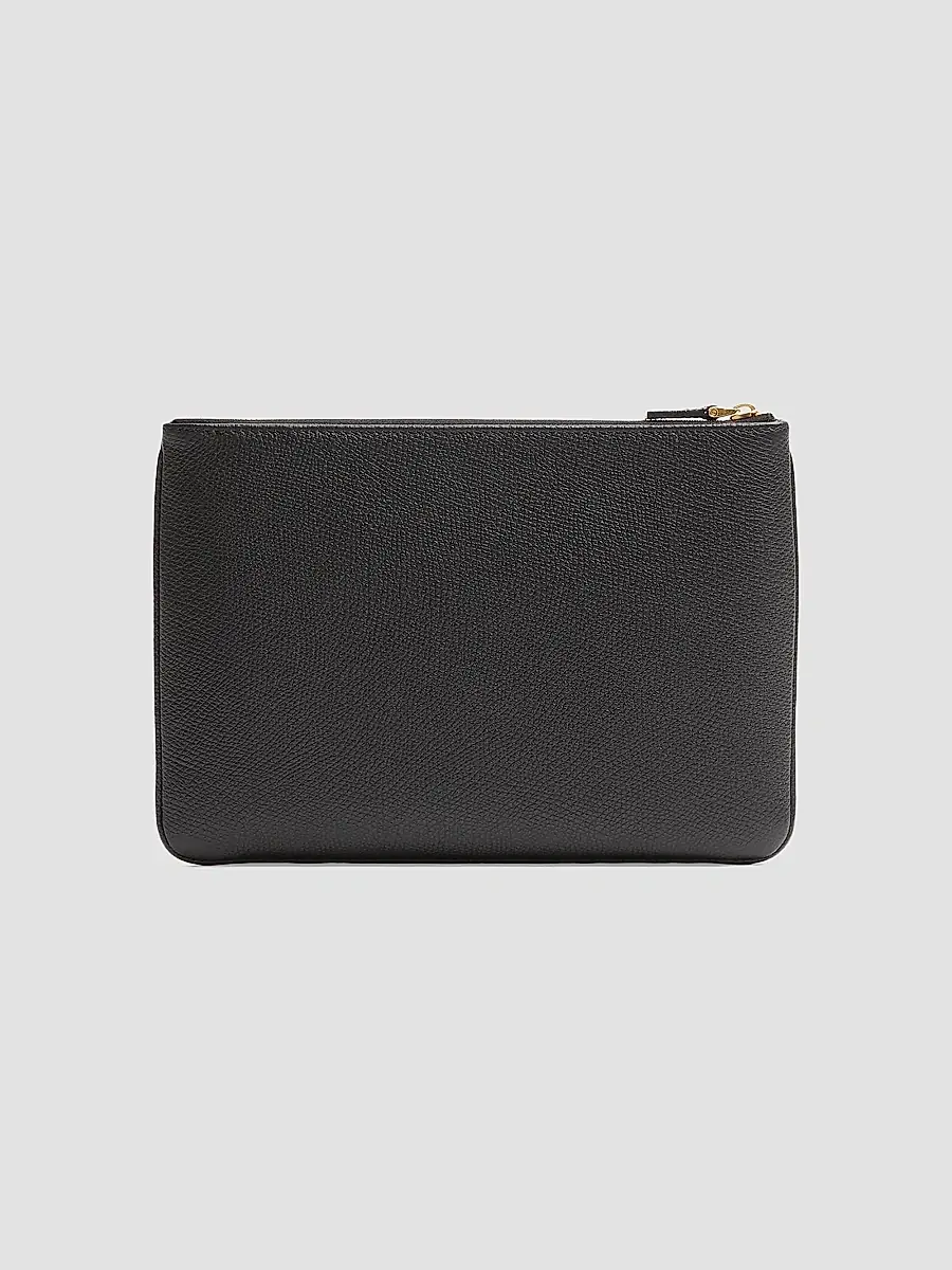 Valentino Women's VLogo Signature Grainy Calfskin Clutch Bag | Thumbnail 4 Valentino Women's VLogo Signature Grainy Calfskin Clutch Bag | Thumbnail 4