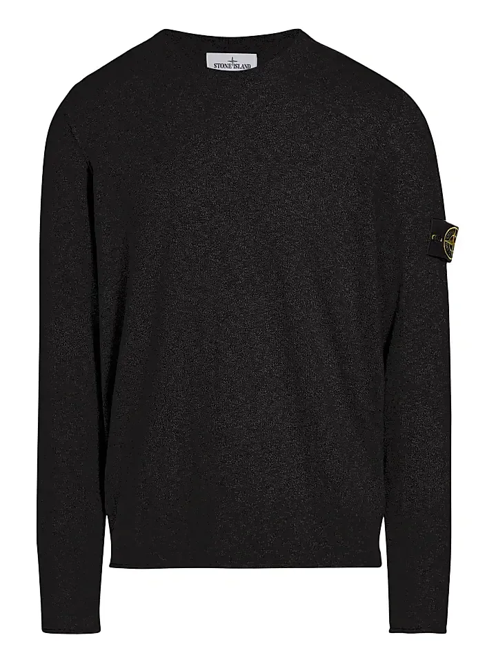 Men's Stretch-Cotton Crewneck Sweater