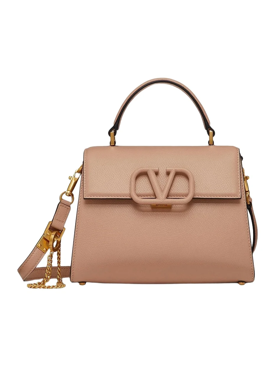 Women's Small VSling Grainy Calfskin Handbag