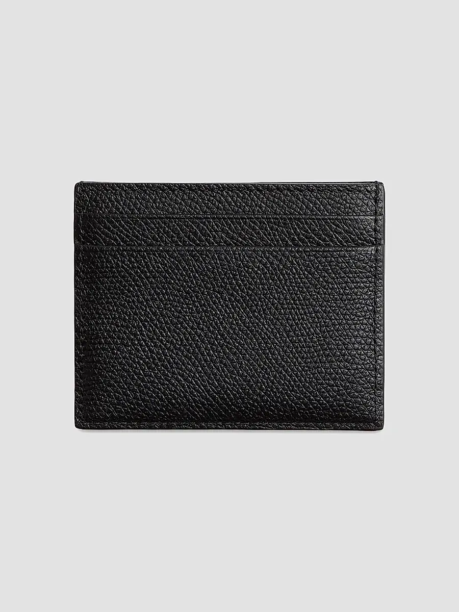 Valentino Garavani Women's VLogo Signature Grainy Calfskin Card Holder - Light | Thumbnail 2 Valentino Garavani Women's VLogo Signature Grainy Calfskin Card Holder - Light | Thumbnail 2
