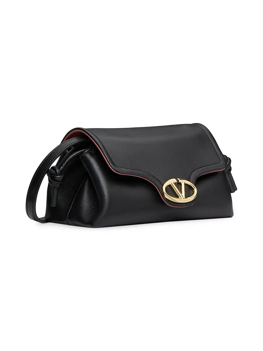 Valentino Garavani Women's VLogo 1960 Nappa Leather Mini Bag - Black | Thumbnail 2 Valentino Garavani Women's VLogo 1960 Nappa Leather Mini Bag - Black | Thumbnail 2