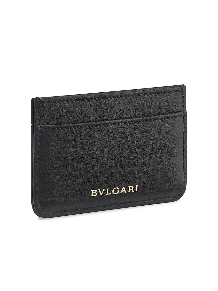 BVLGARI Women's Serpenti Quilted Leather Card Holder | Thumbnail 3 BVLGARI Women's Serpenti Quilted Leather Card Holder | Thumbnail 3