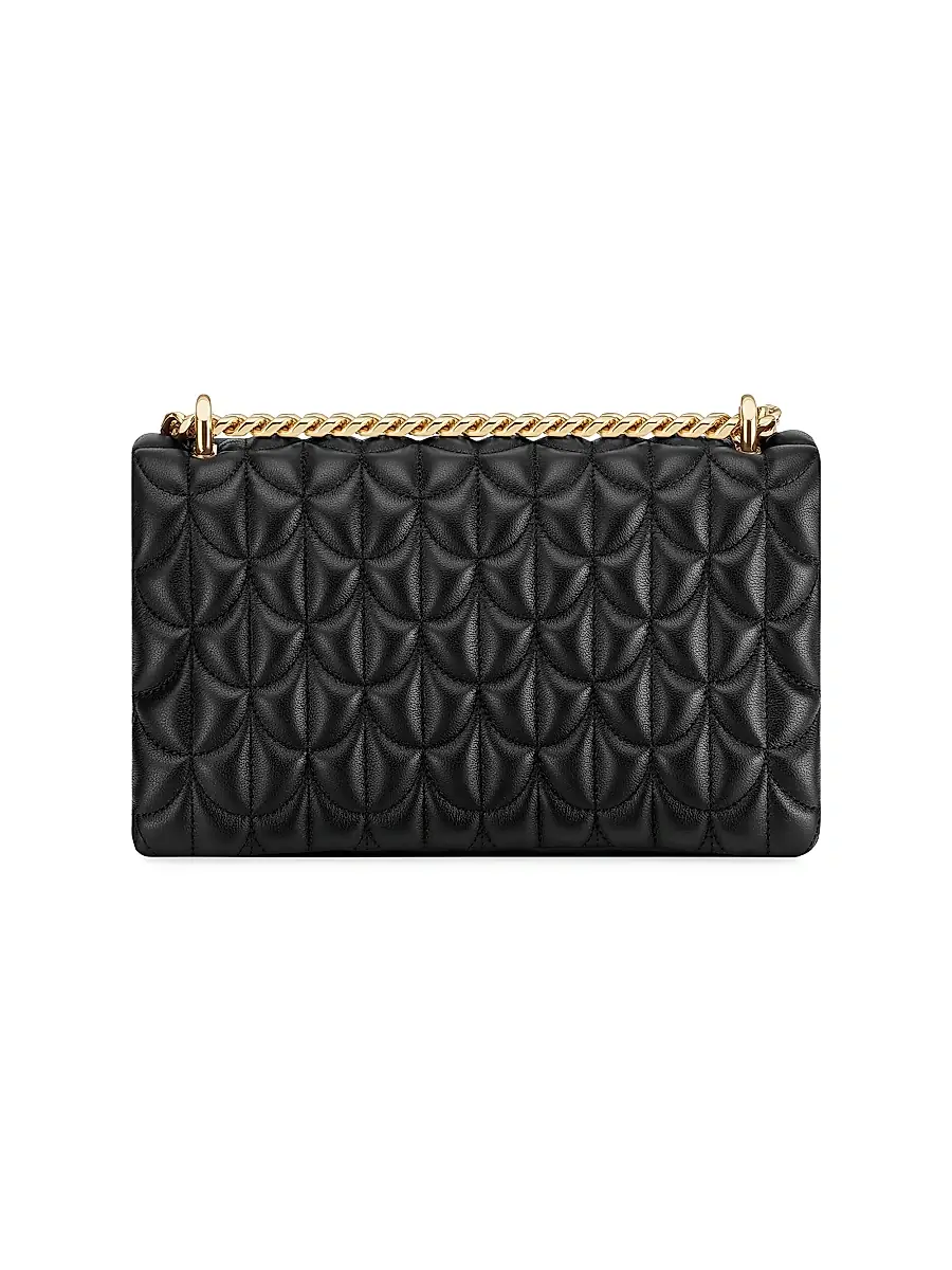 BVLGARI Women's Serpenti Cabochon Matelassé Leather Top Handle Bag - Black | Thumbnail 5 BVLGARI Women's Serpenti Cabochon Matelassé Leather Top Handle Bag - Black | Thumbnail 5