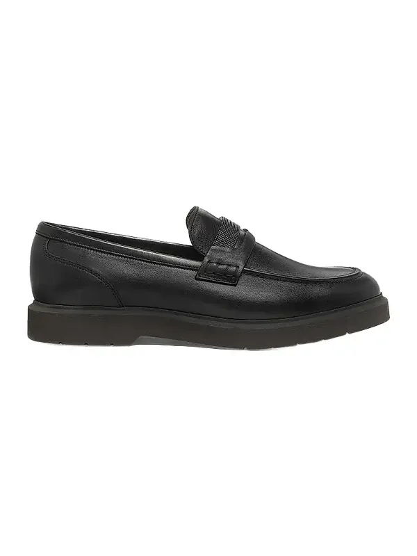 Women's Leather Penny Loafers