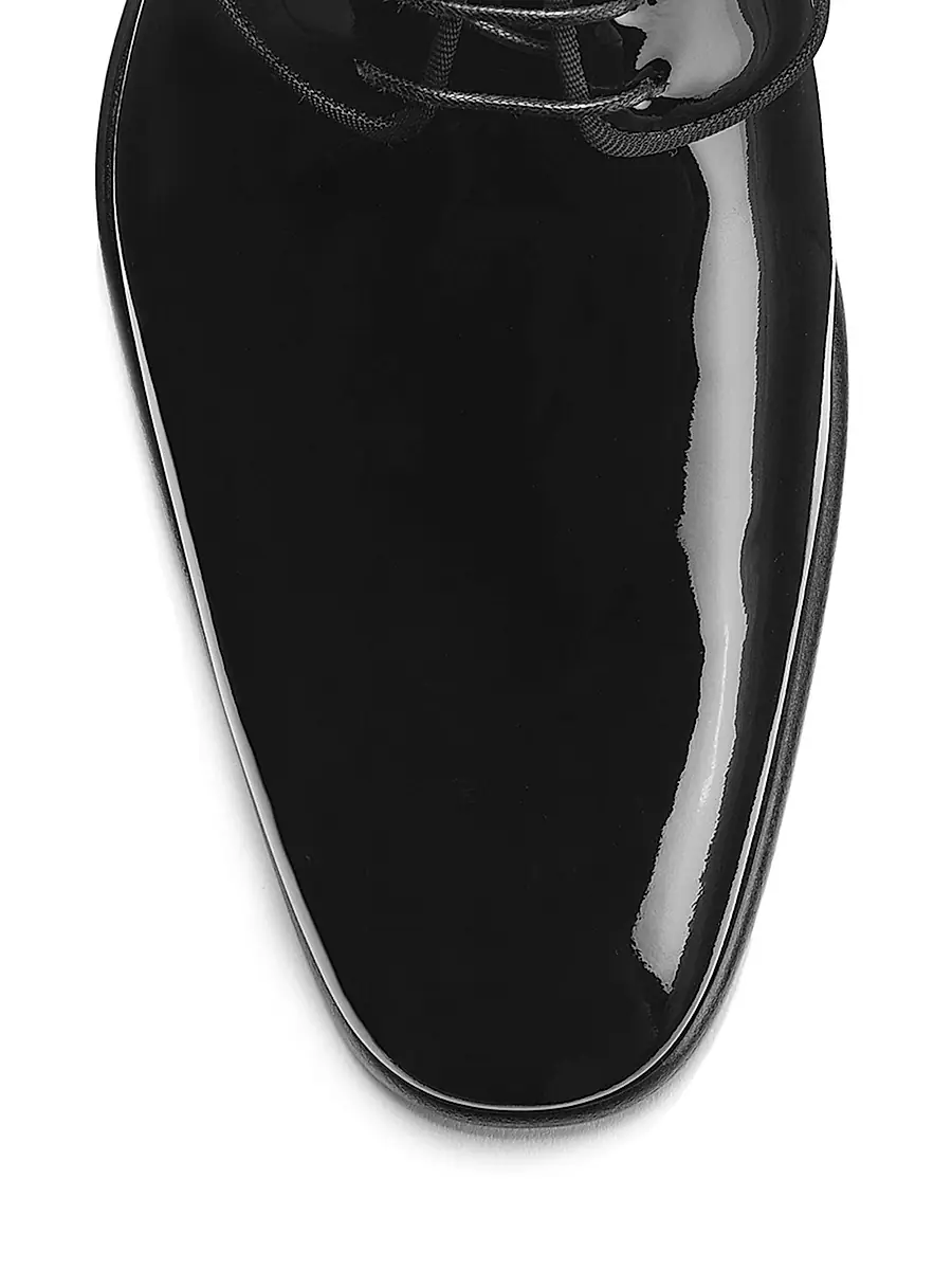 Santoni Men's Patent Leather Dress Shoes | Thumbnail 4 Santoni Men's Patent Leather Dress Shoes | Thumbnail 4