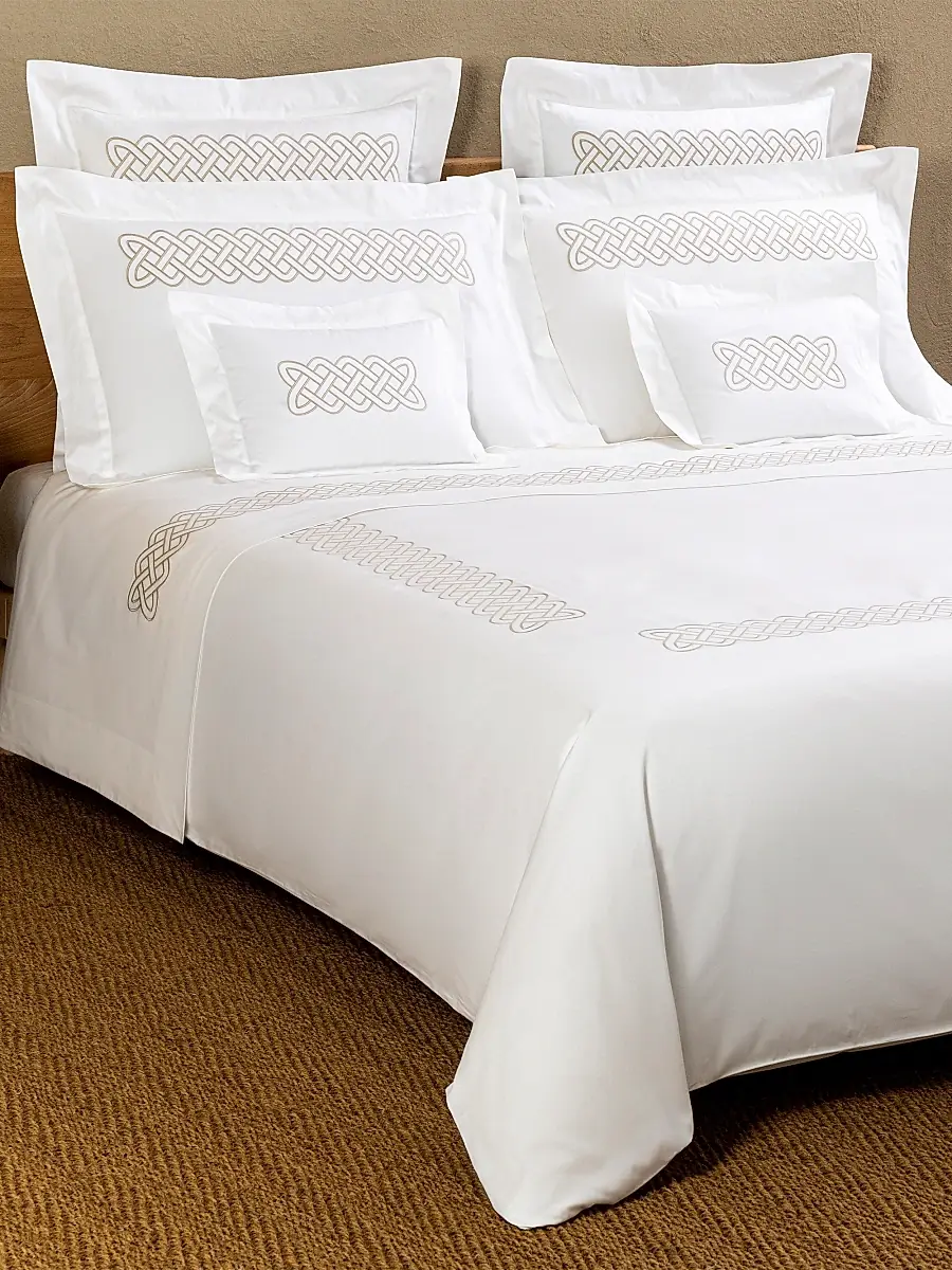 Frette Intreccio Embroidery Duvet Cover | Thumbnail 2 Frette Intreccio Embroidery Duvet Cover | Thumbnail 2