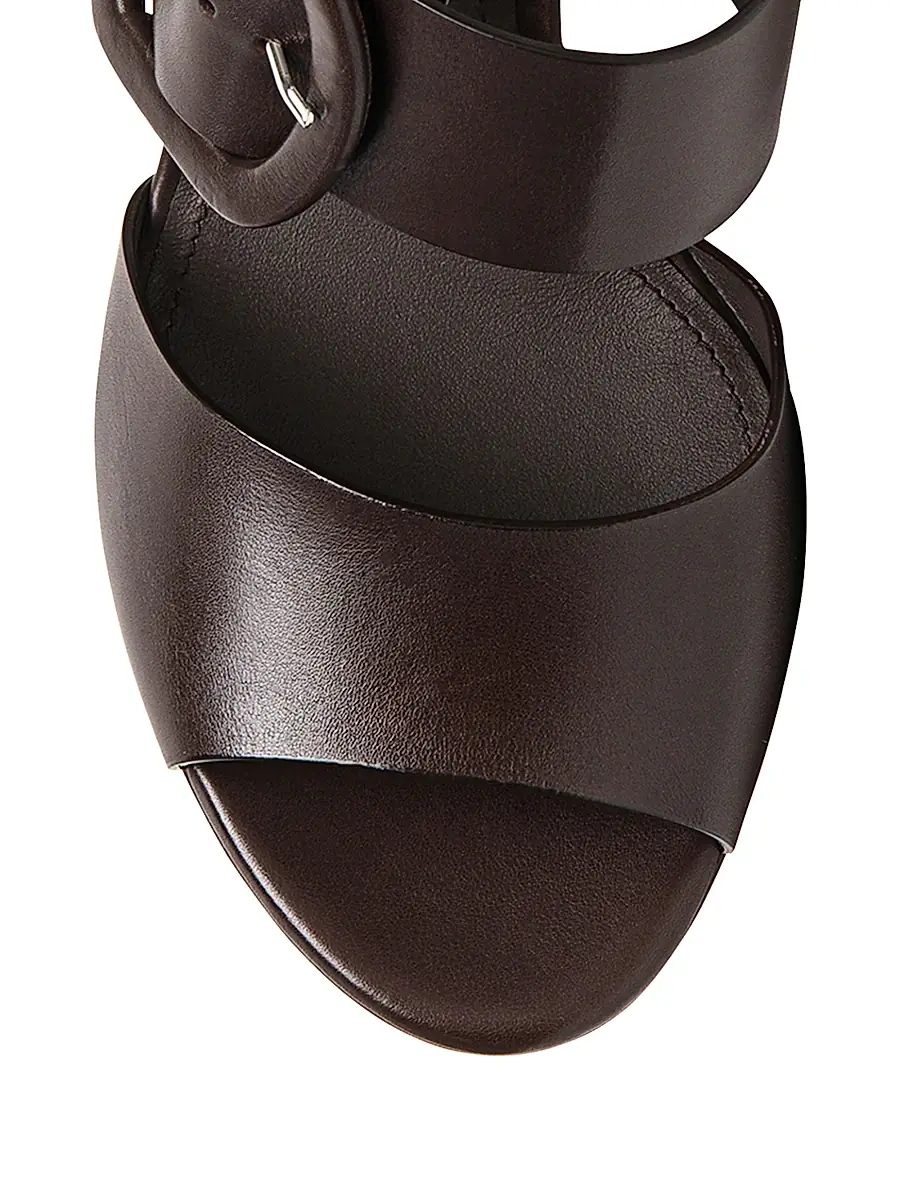 Santoni Women's Bruxel 105MM Leather Platform Sandals | Thumbnail 4 Santoni Women's Bruxel 105MM Leather Platform Sandals | Thumbnail 4