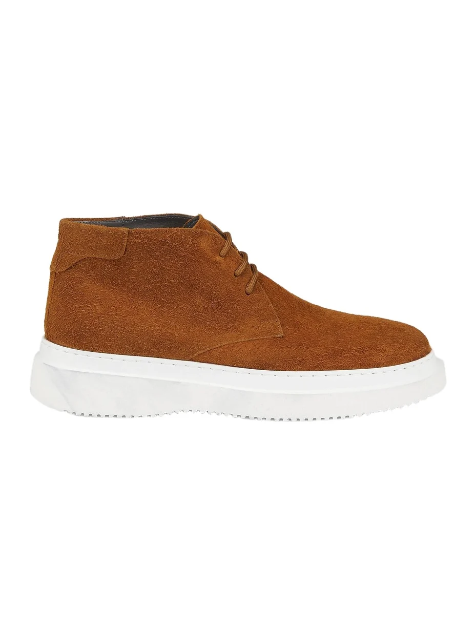 Pollini Men's Summer Vibes Suede Ankle Boots