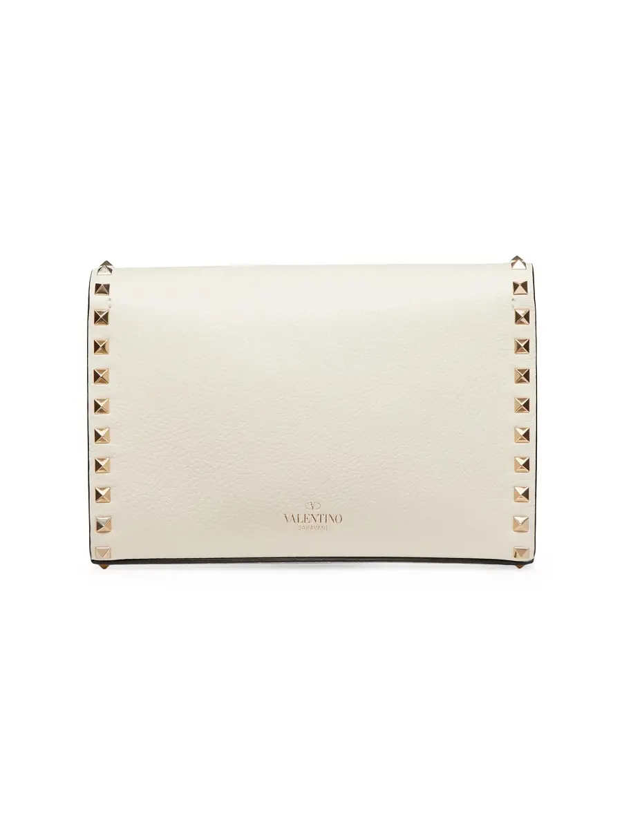 Valentino Garavani Women's Rockstud Grainy Calfskin Crossbody Bag - Light | Thumbnail 2 Valentino Garavani Women's Rockstud Grainy Calfskin Crossbody Bag - Light | Thumbnail 2