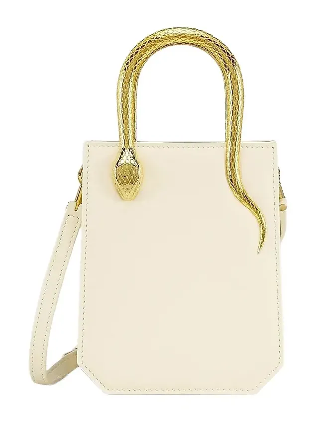 Women's Serpentine Leather Tote Women's Serpentine Leather Tote