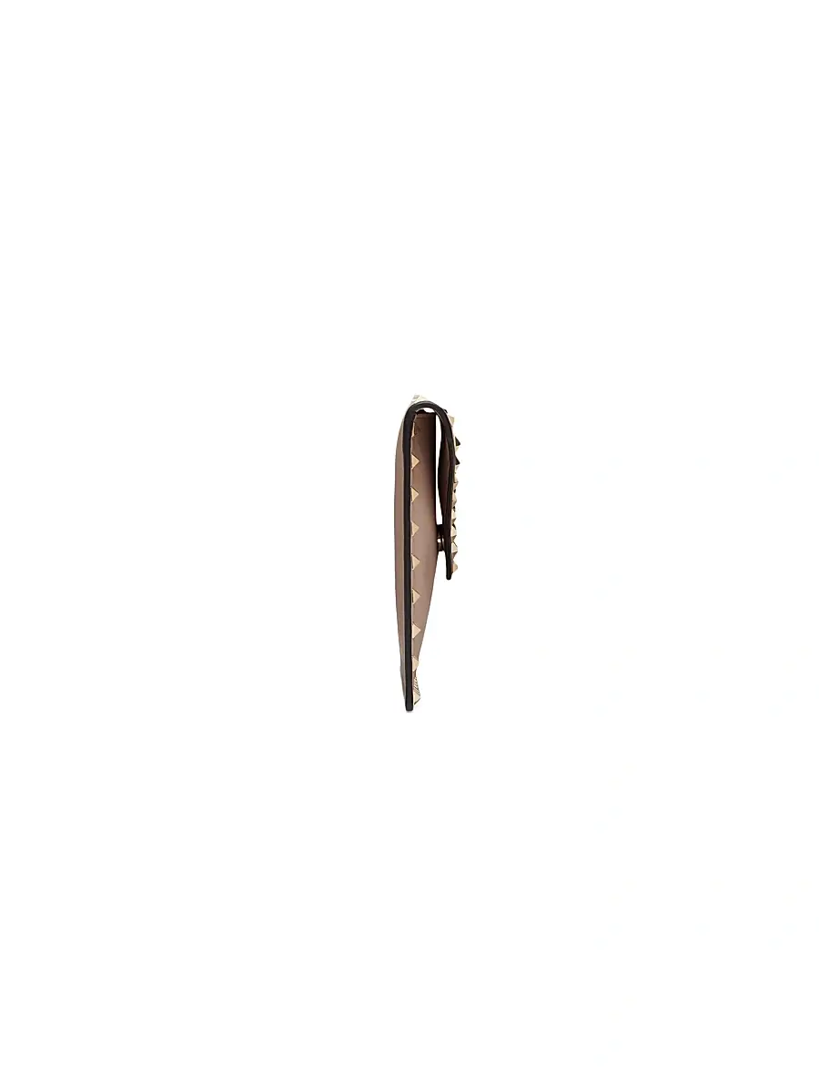 Valentino Garavani Women's Rockstud Calfskin Pouch - Poudre | Thumbnail 4 Valentino Garavani Women's Rockstud Calfskin Pouch - Poudre | Thumbnail 4