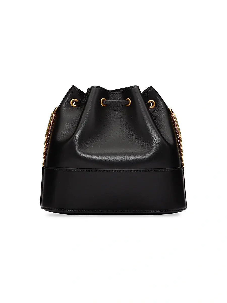 Valentino Women's Mini Bucket Bag in Nappa with Vlogo Signature Chain | Thumbnail 3