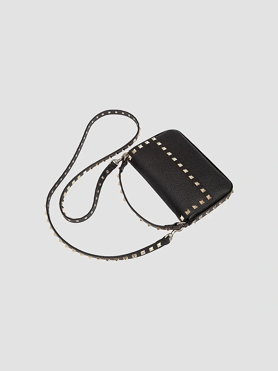 Valentino Women's Rockstud Grainy Calfskin Pouch | Thumbnail 6 Valentino Women's Rockstud Grainy Calfskin Pouch | Thumbnail 6