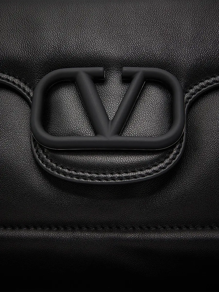 Valentino Garavani Men's Nappa Leather Shopper Bag - Black | Thumbnail 8 Valentino Garavani Men's Nappa Leather Shopper Bag - Black | Thumbnail 8