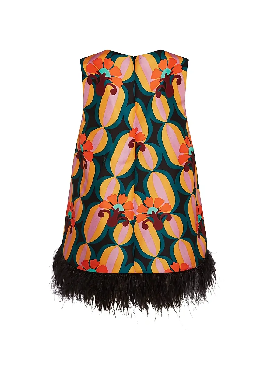 La DoubleJ Women's La Scala Top with Feathers - Arcturus Blue Petrol | Thumbnail 2