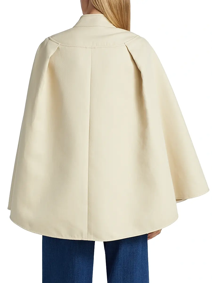Max Mara Women's Valdez Cotton Cape - 006 | Thumbnail 5 Max Mara Women's Valdez Cotton Cape - 006 | Thumbnail 5