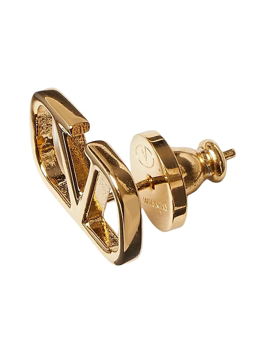 Valentino Women's VLogo Signature Metal Earrings | Thumbnail 3