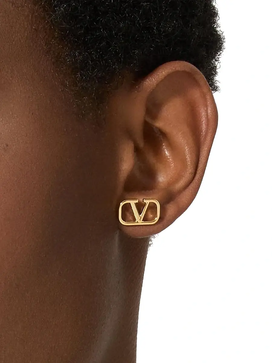 Valentino Women's VLogo Signature Metal Earrings | Thumbnail 5