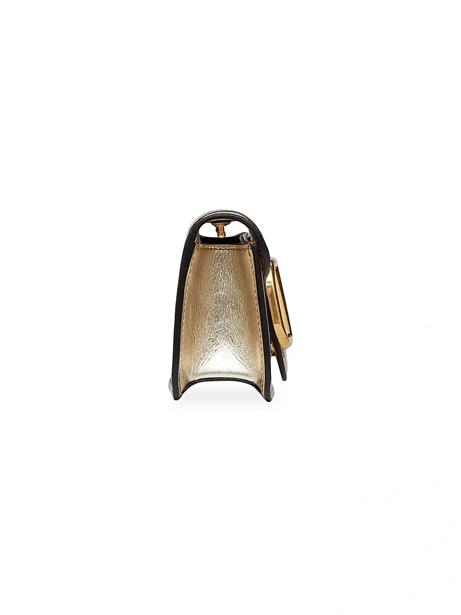 Valentino Women's Small Locò Metallic Calfskin Bag | Thumbnail 5 Valentino Women's Small Locò Metallic Calfskin Bag | Thumbnail 5