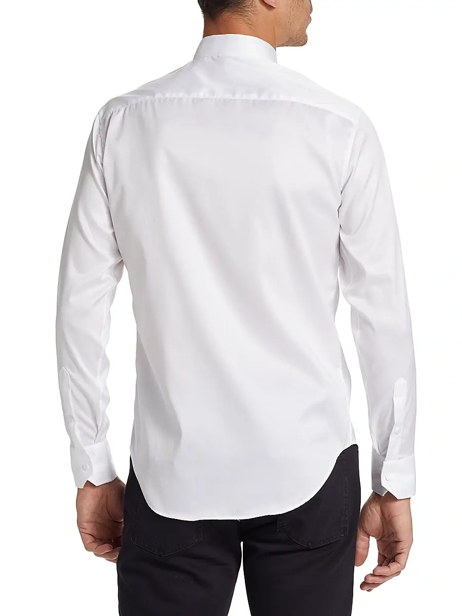 Emporio Armani Men's Ceremony Dress Shirt | Thumbnail 5