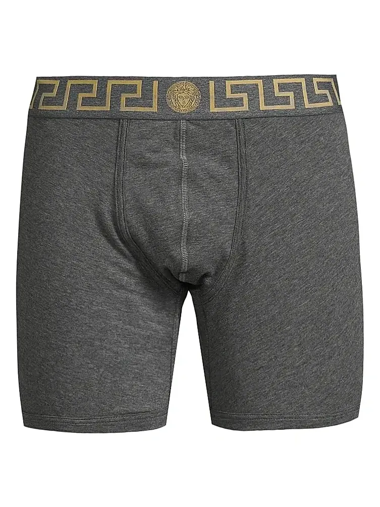 Men's Greca Waistband Jersey Trunks Men's Greca Waistband Jersey Trunks