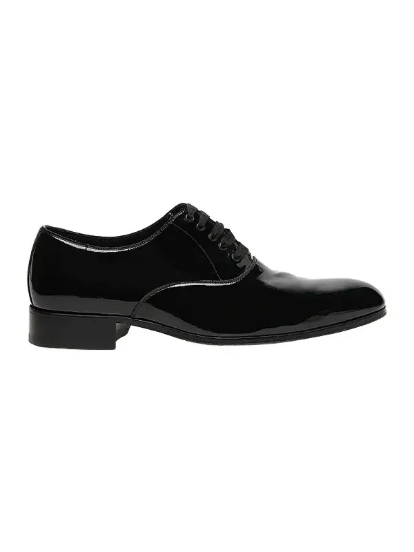Men's ​Patent Lace-Up Oxfords