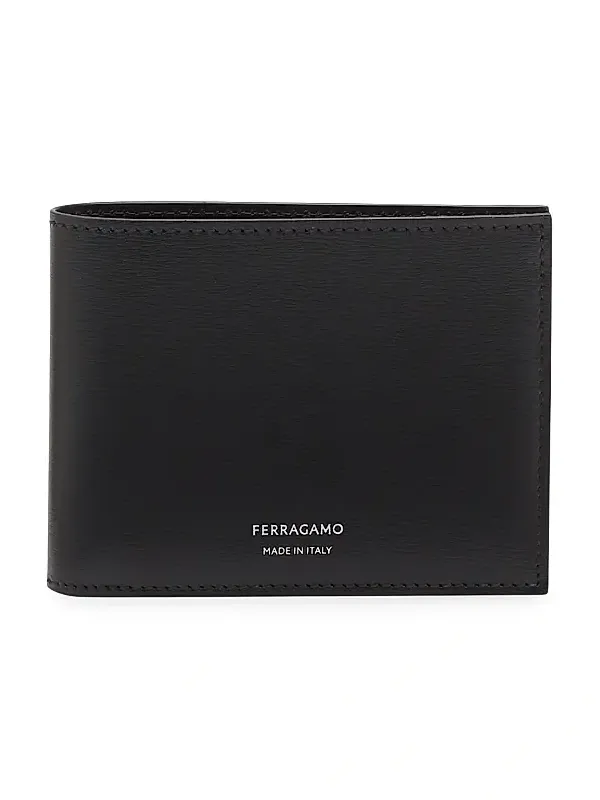 Men's Classic Leather Bi-Fold Wallet