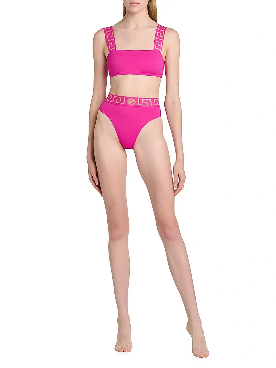 Versace Women's Greca Bikini Bottoms | Thumbnail 2 Versace Women's Greca Bikini Bottoms | Thumbnail 2