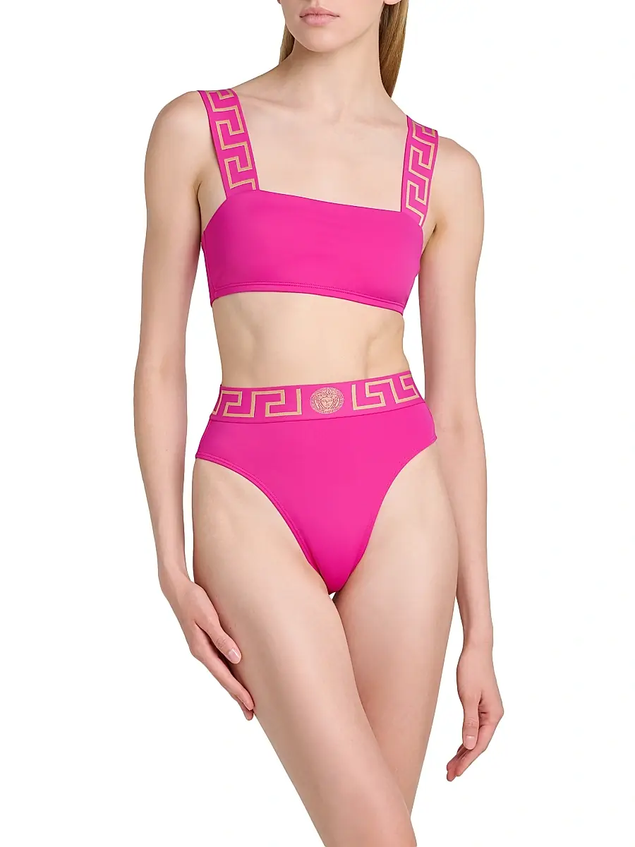 Versace Women's Greca Bikini Bottoms | Thumbnail 3 Versace Women's Greca Bikini Bottoms | Thumbnail 3