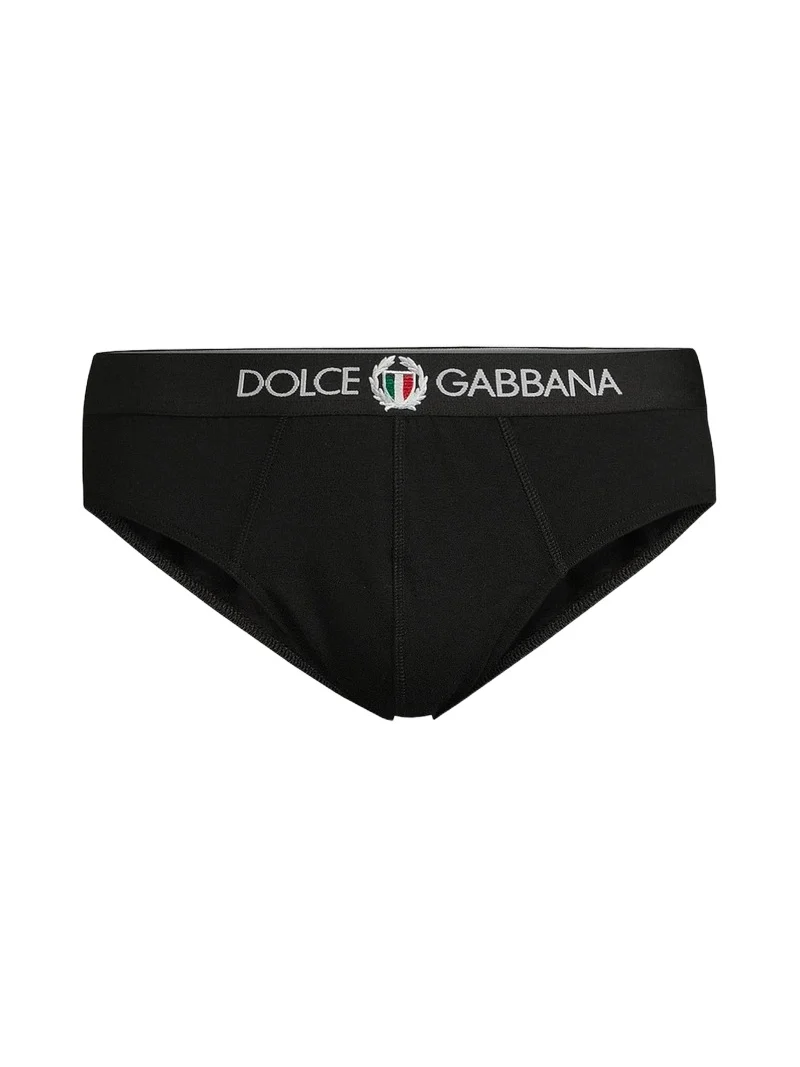 Dolce & Gabbana Men's Logo Cotton-Blend Briefs