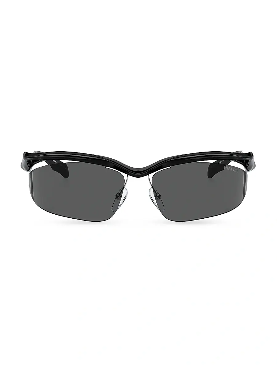 Prada Linea Rossa Men's A25S 71MM Cat-Eye Sunglasses | Thumbnail 2 Prada Linea Rossa Men's A25S 71MM Cat-Eye Sunglasses | Thumbnail 2
