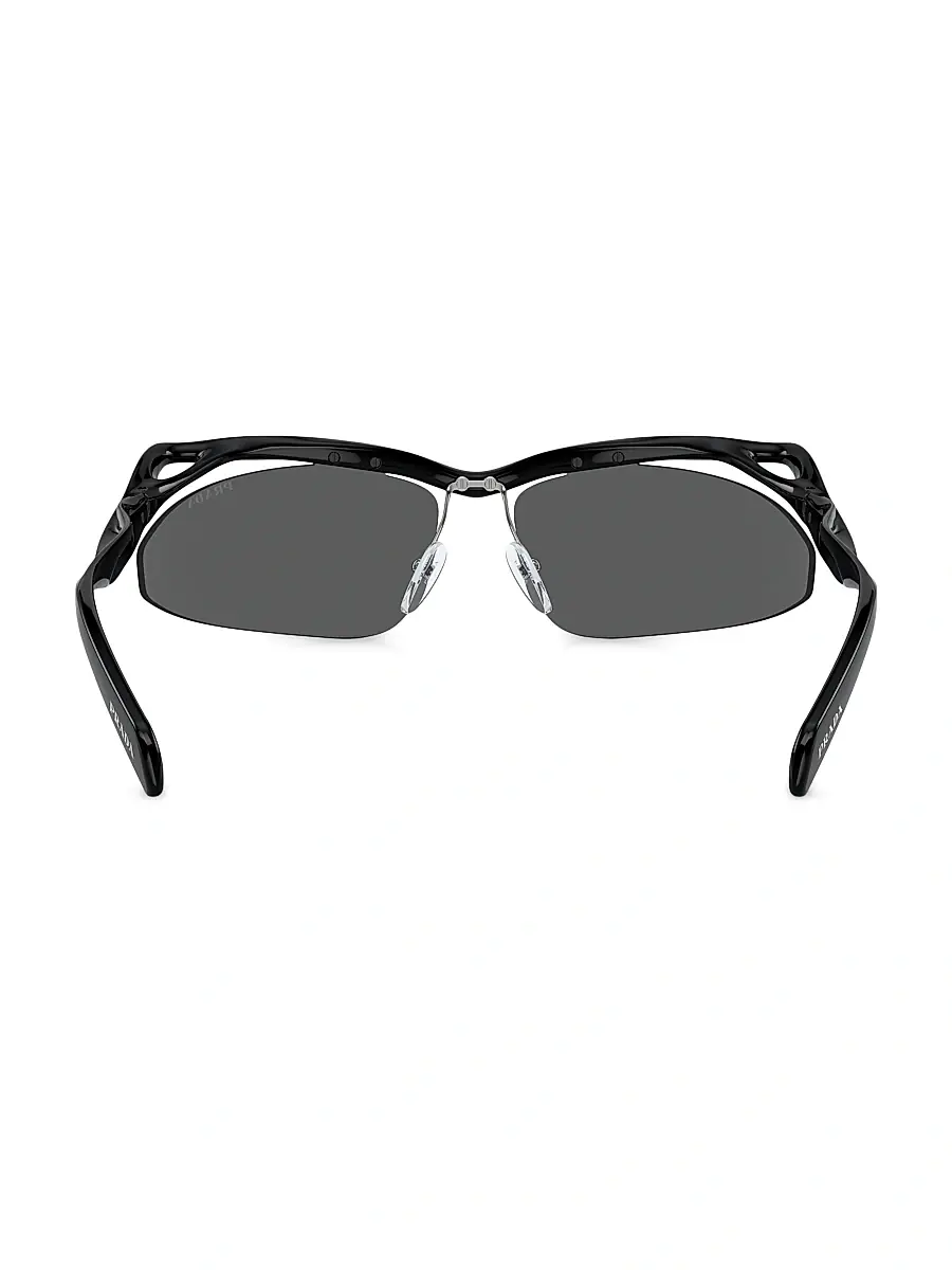 Prada Linea Rossa Men's A25S 71MM Cat-Eye Sunglasses | Thumbnail 4 Prada Linea Rossa Men's A25S 71MM Cat-Eye Sunglasses | Thumbnail 4