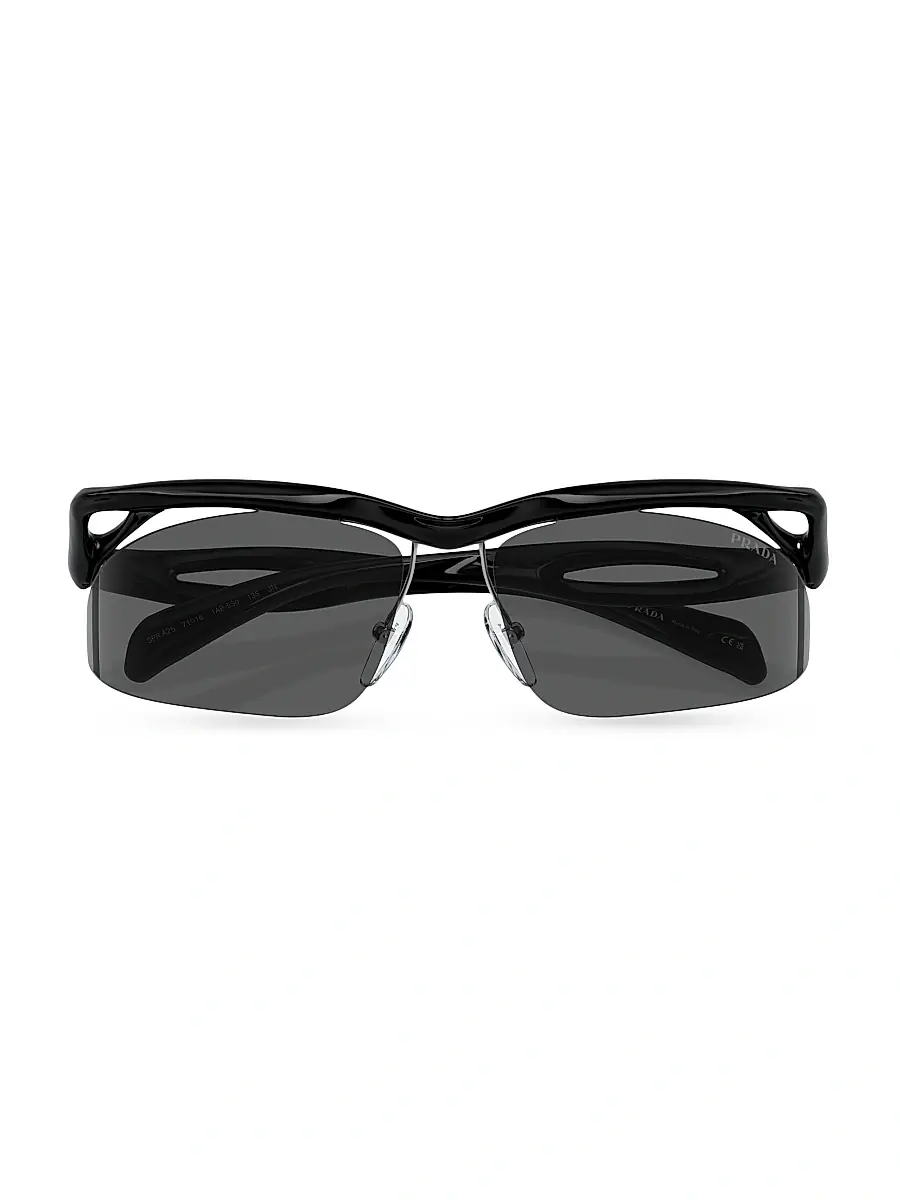 Prada Linea Rossa Men's A25S 71MM Cat-Eye Sunglasses | Thumbnail 5 Prada Linea Rossa Men's A25S 71MM Cat-Eye Sunglasses | Thumbnail 5
