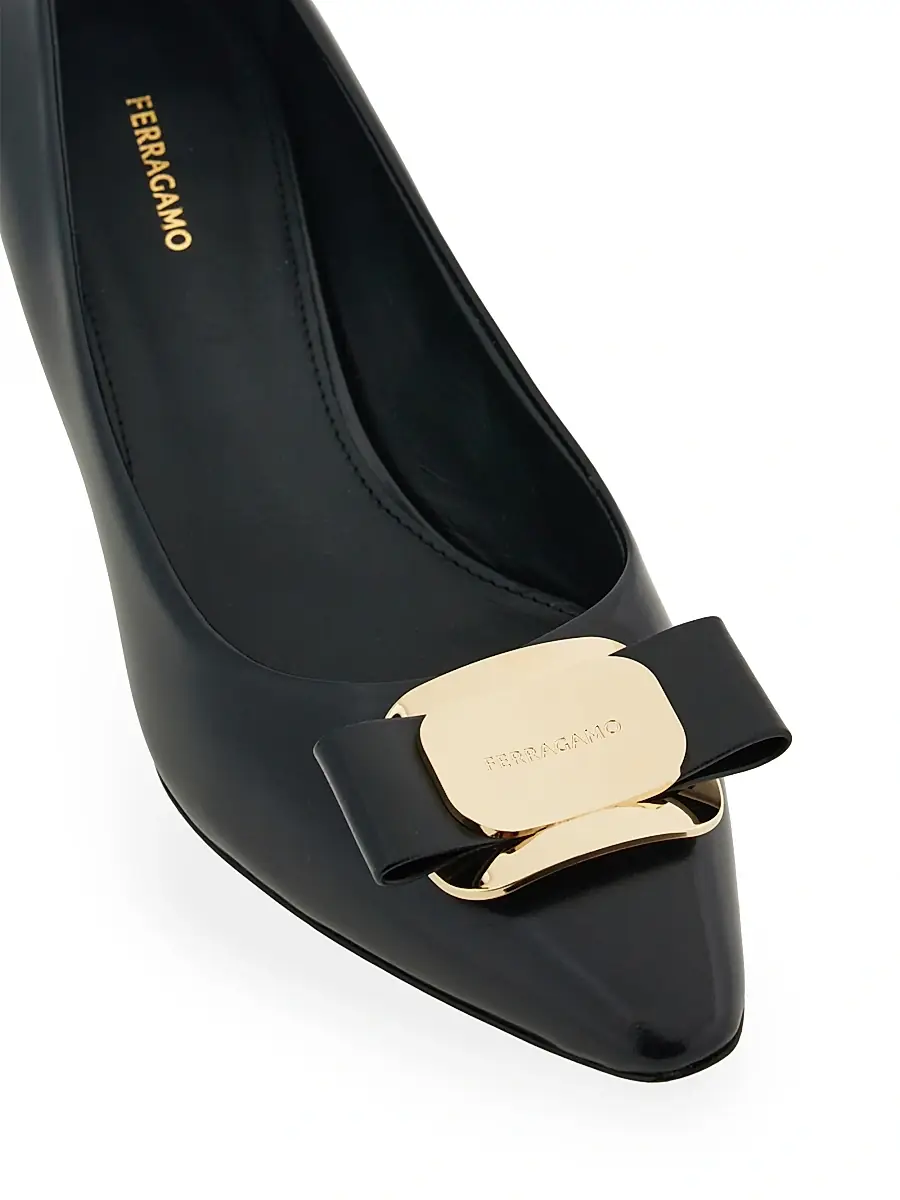 Ferragamo Women's Zelma 40MM Leather Pumps | Thumbnail 5