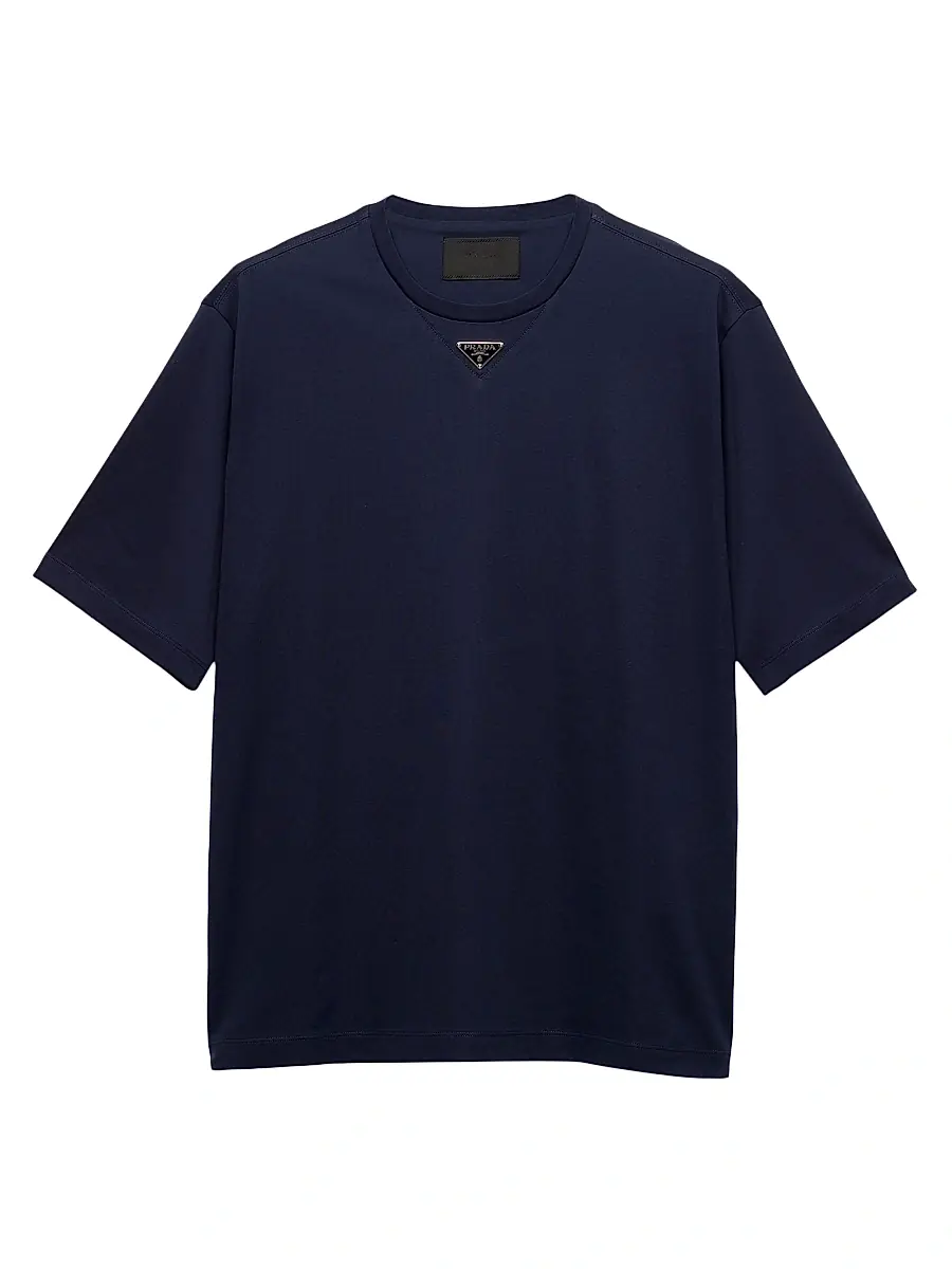 Prada Men's Cotton T-Shirt - White | Thumbnail 21