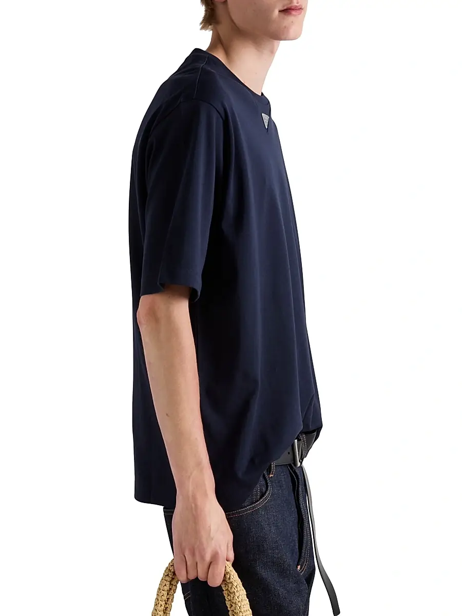 Prada Men's Cotton T-Shirt - White | Thumbnail 23