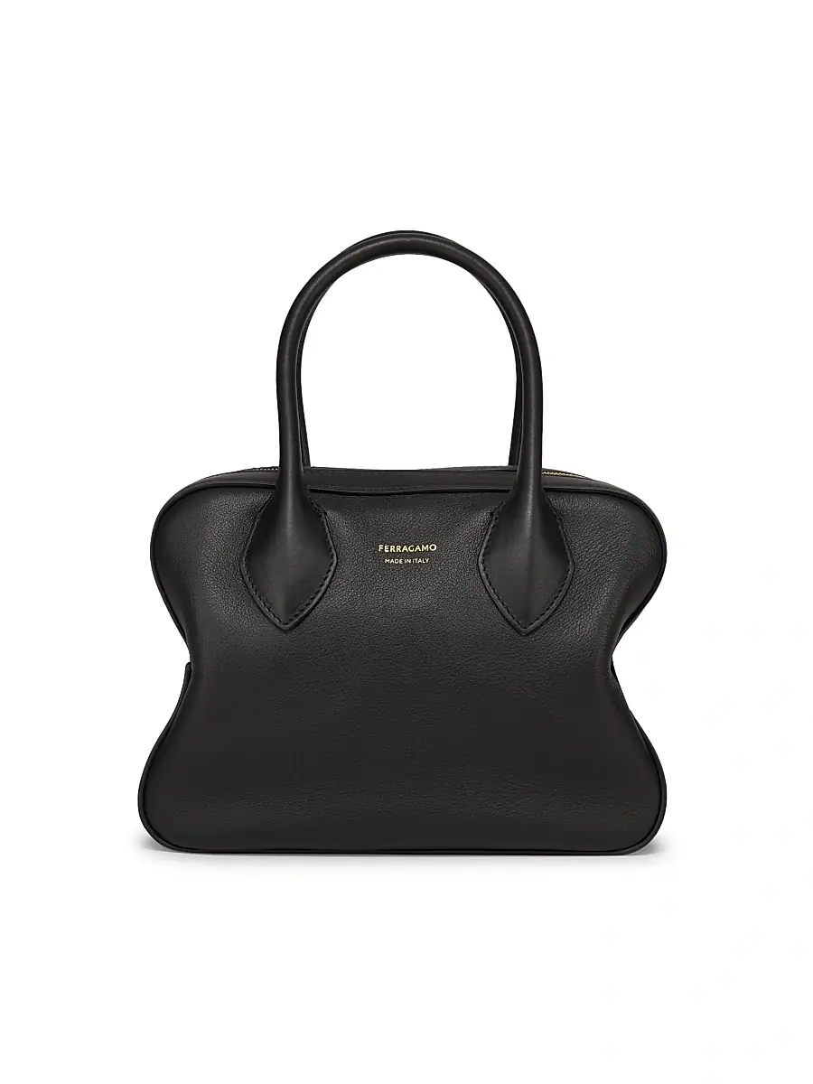 Women's Star Leather Top-Handle Bag - Nero Women's Star Leather Top-Handle Bag - Nero