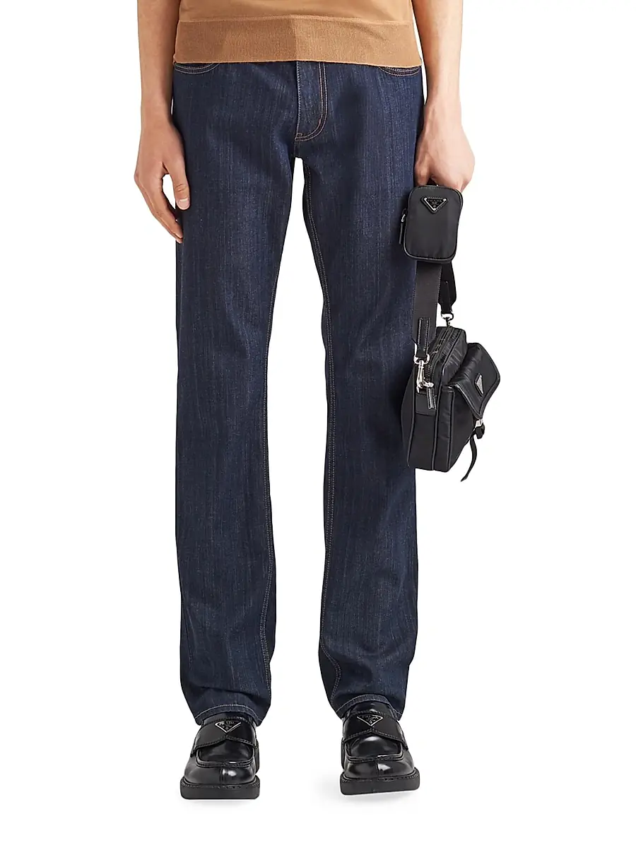 Prada Men's Five-Pocket Stretch-Denim Jeans | Thumbnail 2 Prada Men's Five-Pocket Stretch-Denim Jeans | Thumbnail 2