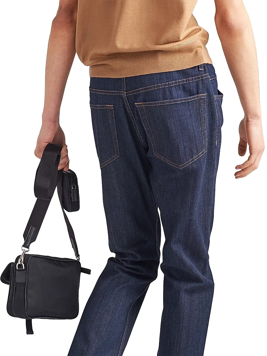 Prada Men's Five-Pocket Stretch-Denim Jeans | Thumbnail 4 Prada Men's Five-Pocket Stretch-Denim Jeans | Thumbnail 4