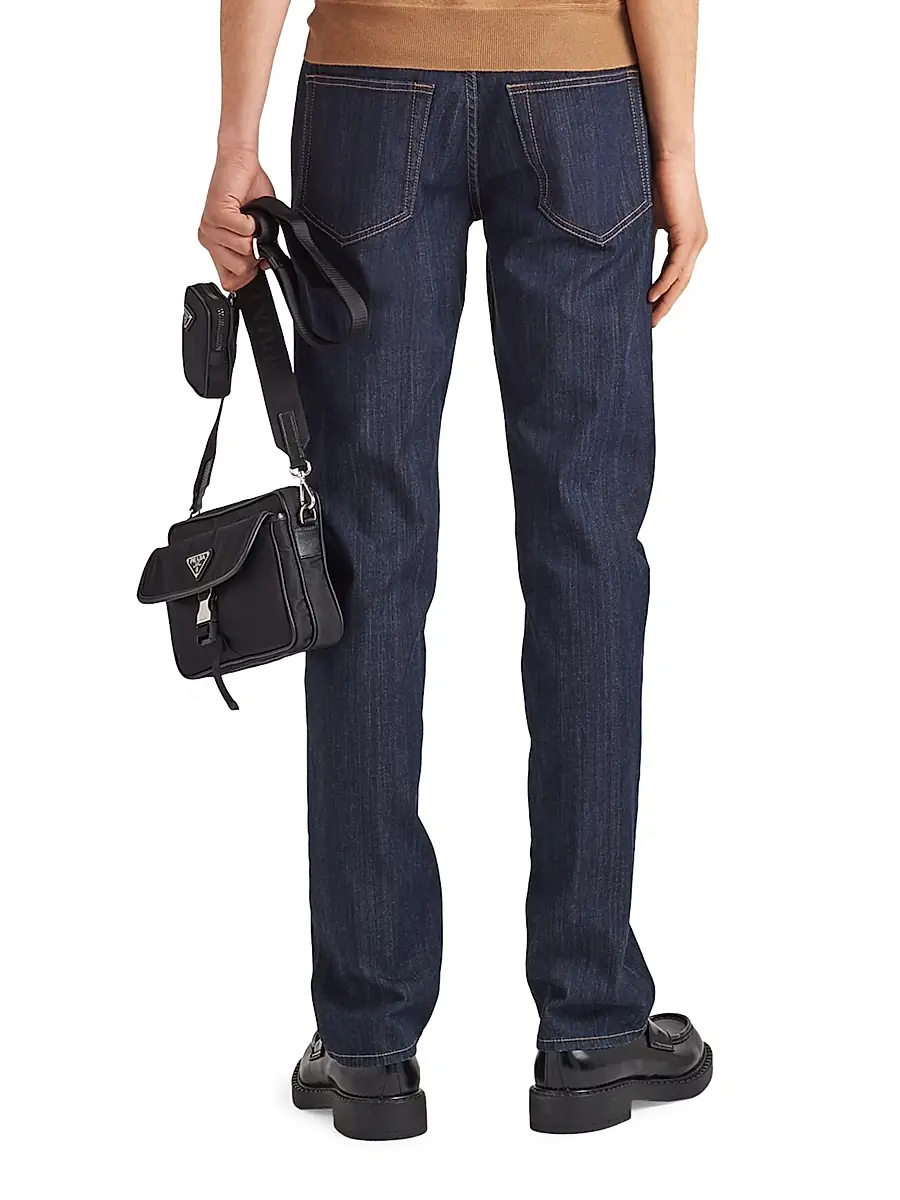 Prada Men's Five-Pocket Stretch-Denim Jeans | Thumbnail 5 Prada Men's Five-Pocket Stretch-Denim Jeans | Thumbnail 5